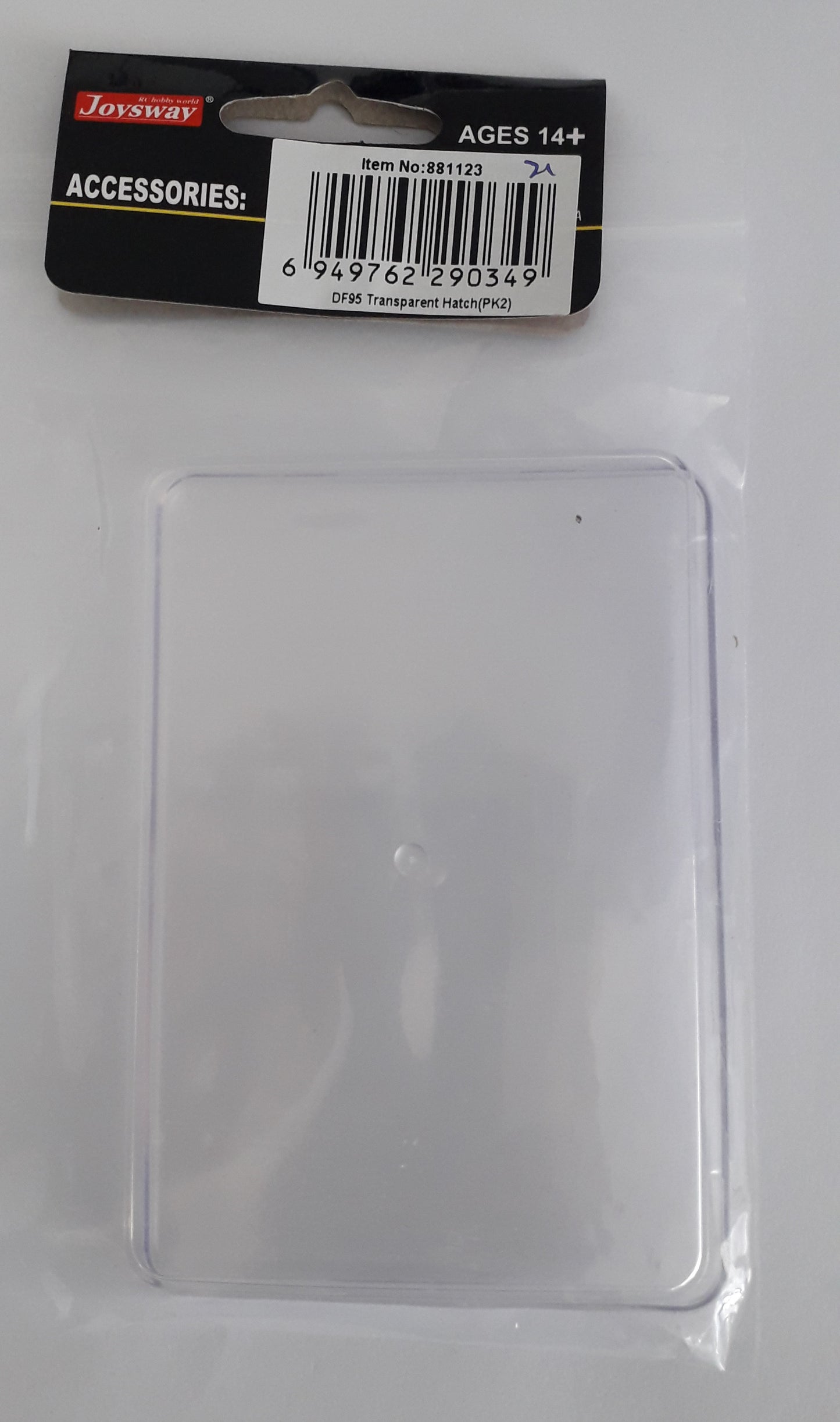 DF95 Transparent Hatch (pk2) SKU881123