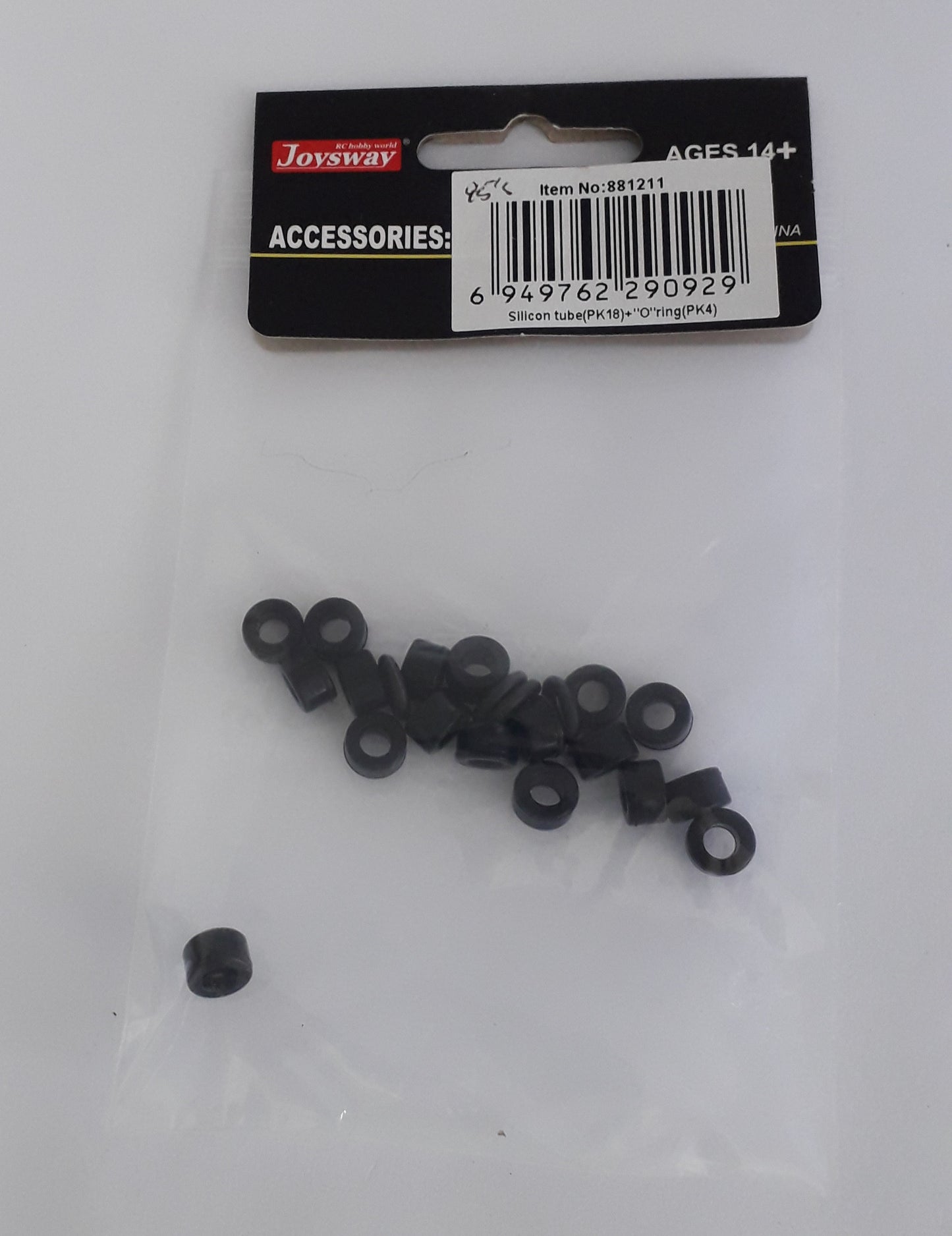 DF95 Silicon Tube (pk18) + O Ring (pk4) SKU881211