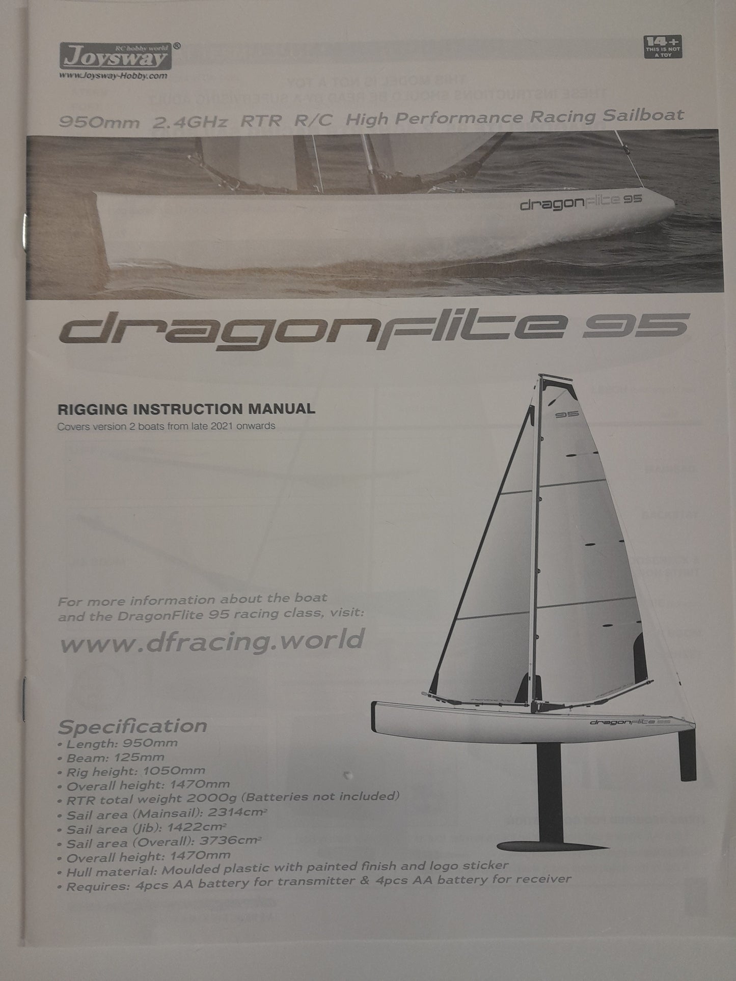 DF95 V3 2025 Boat Kit Including Flysky Transmitter.