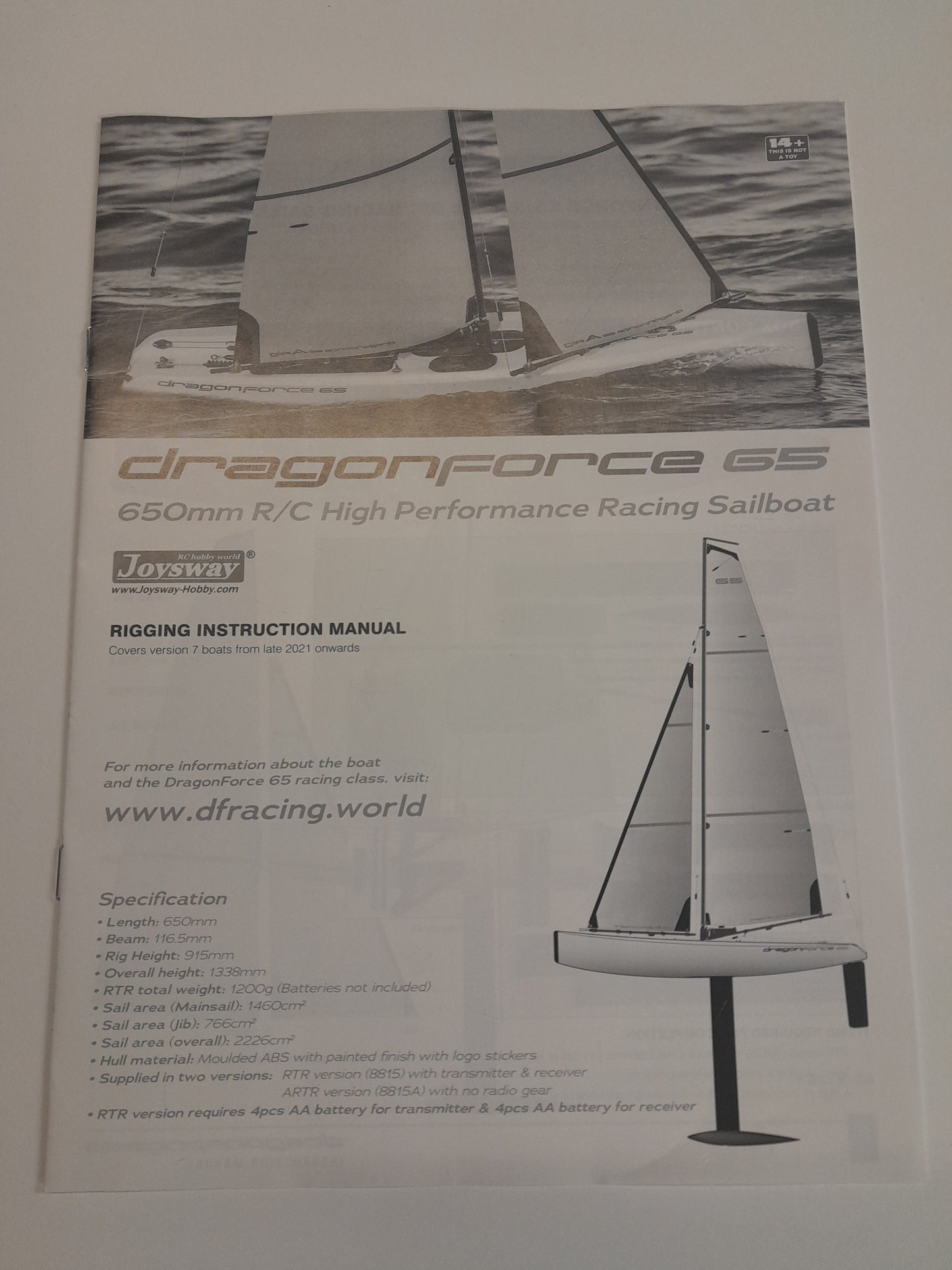 DF65 V7 Complete Boat Kit Including UPGRADE TO FLYSKY i6 TRANSMITTER & ia6b RECEIVER