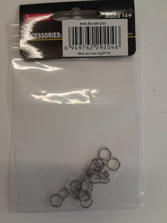 DF95 Metal Sail Clew Hooks (Pk 10) SKU881203